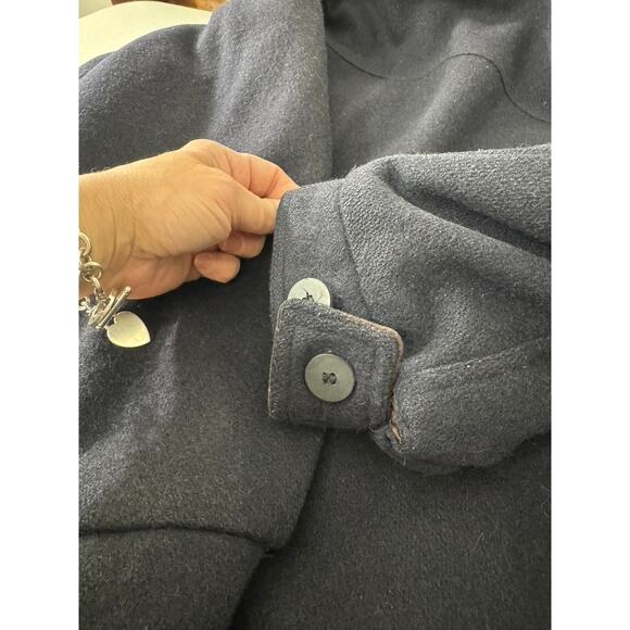 "ST.JOHN'S BAY" Vintage 80% Recycled Wool Zip Up Mens Coat Quilted Preppy Y2K - Picture 5 of 12